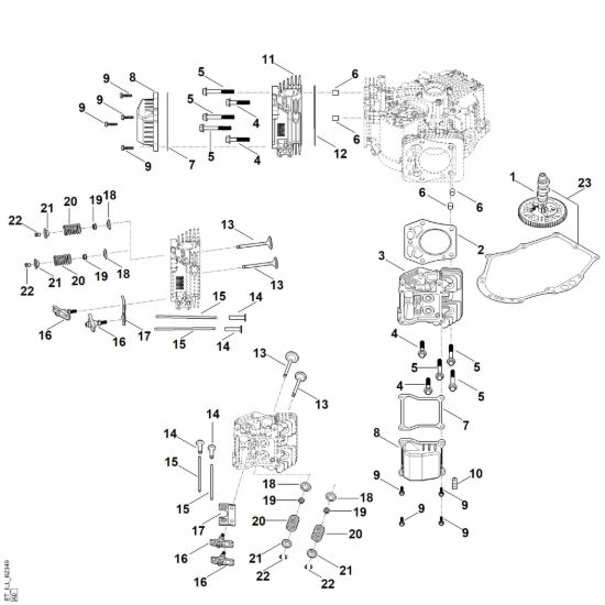 Picture of I - Albero a camme e valvole EVC 8000.0 (EVC8000-0001)